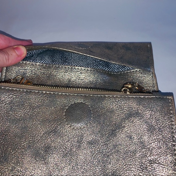 Gold marbled crossover clutch - Picture 5 of 8